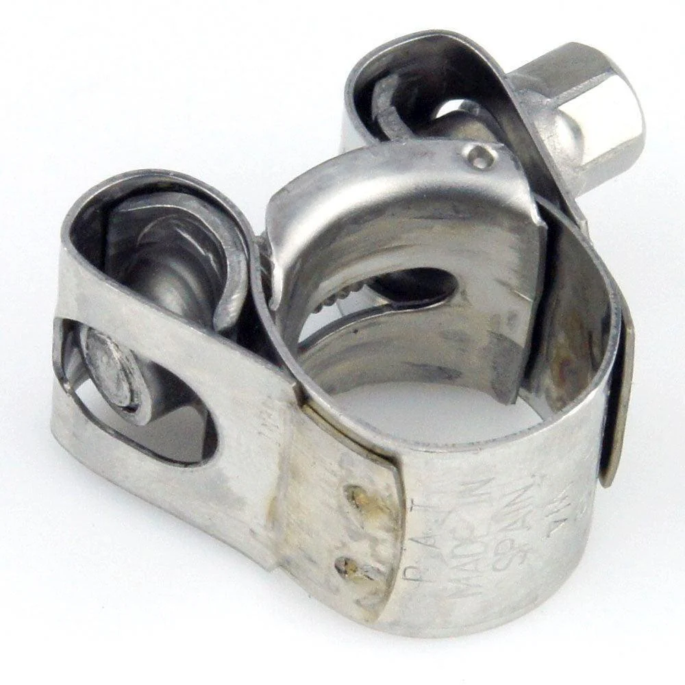 Stainless Wide Band Mikalor Clamp 17 - 19 mm - Image 3