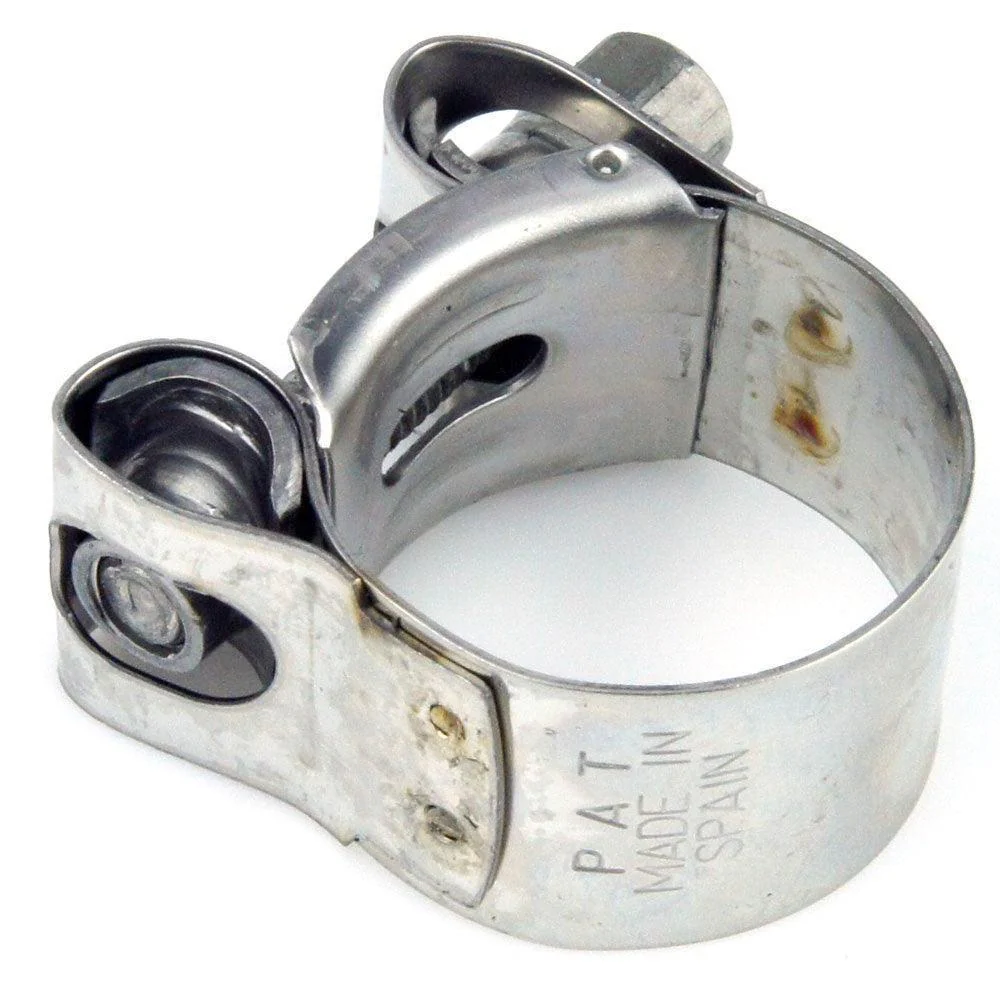 Stainless Wide Band Mikalor Clamp 25 - 27mm - Image 3