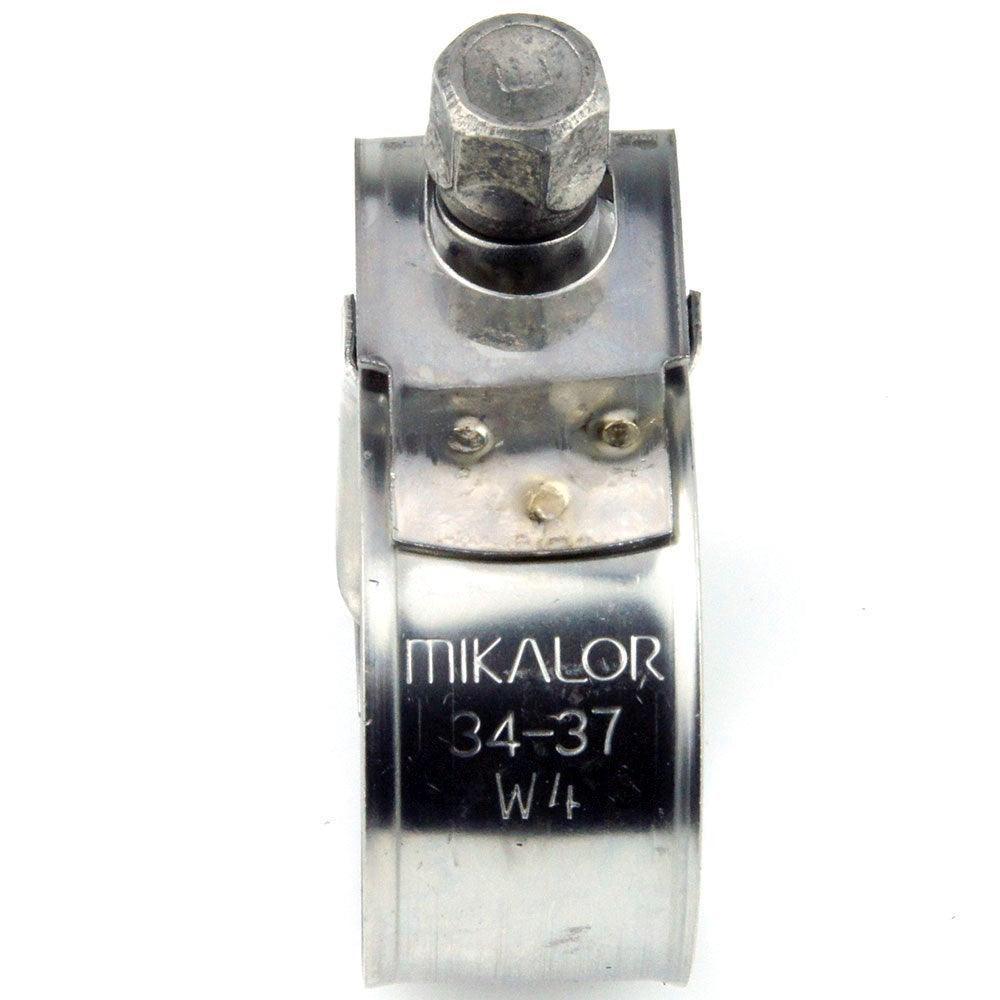 Stainless Wide Band Mikalor Clamp 34 - 37mm - Image 3