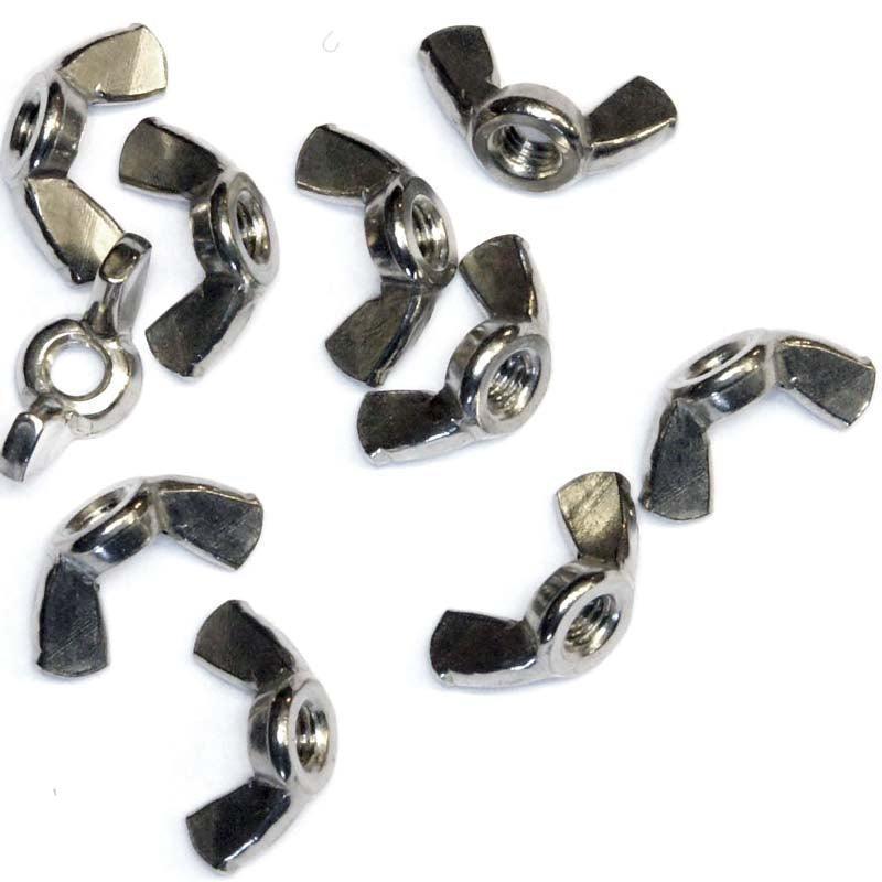 Stainless Wing Nuts Pack Of 10 - Various Sizes - Image 2