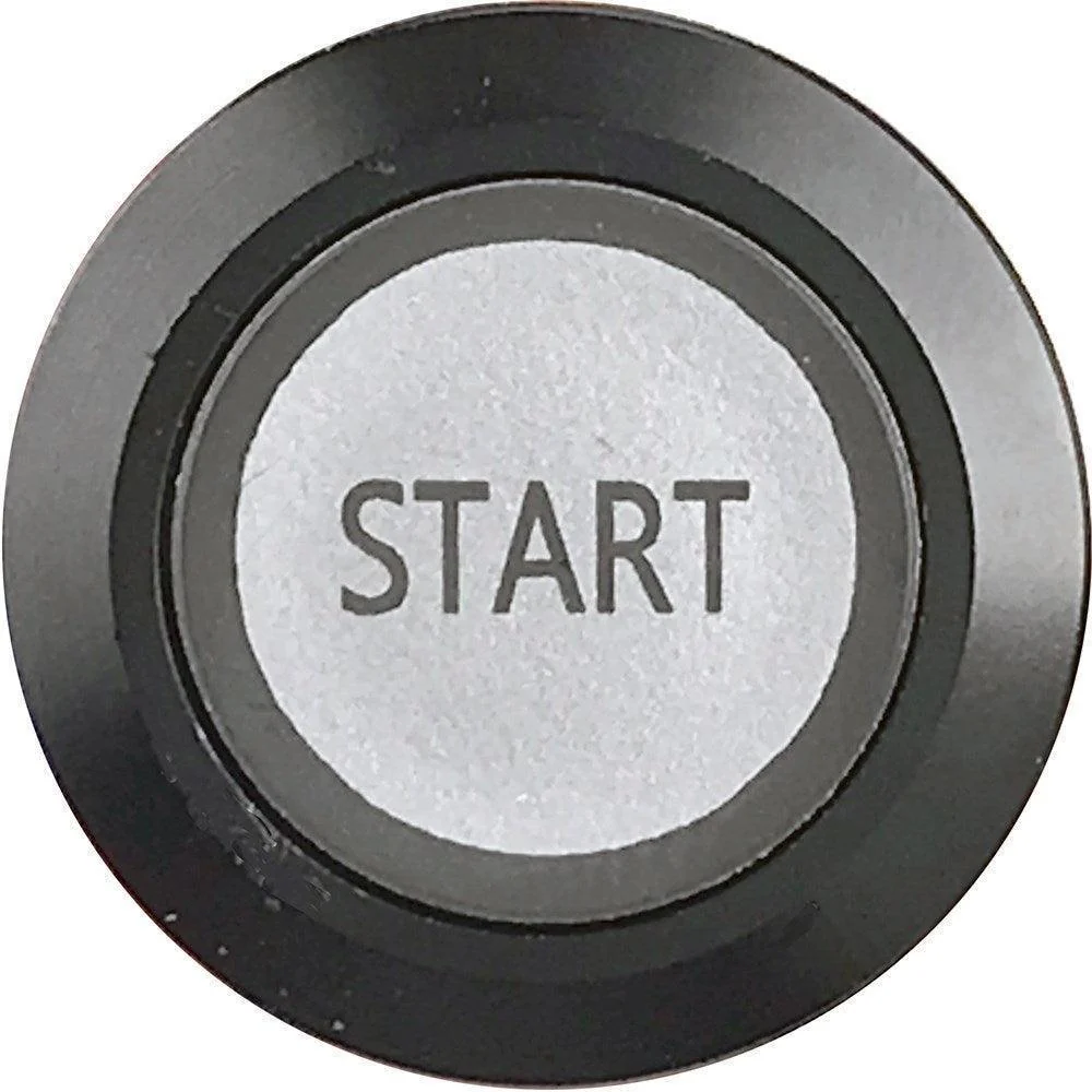 Start Switch Illuminated Black Bezel