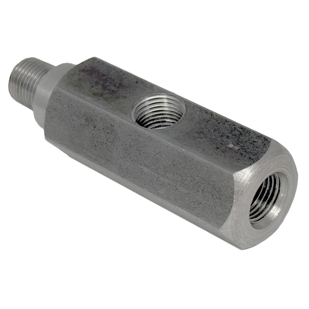 Steel 'T' Adapter All 1/8" NPT