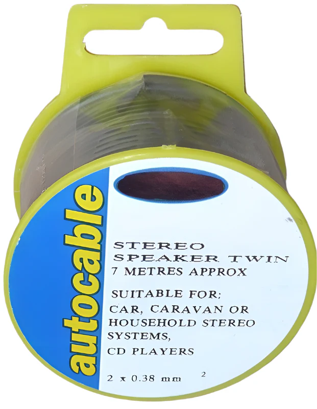 Stereo Speaker Twin 6 Metre Reel