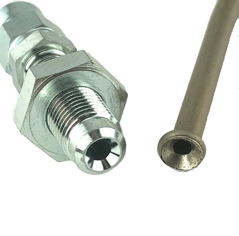 Straight Male Bulkhead Convex Seat 3/8" UNF - Image 2