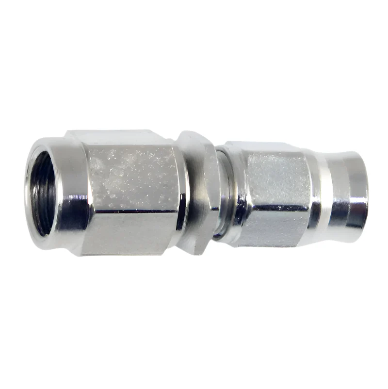 Straight Swivel Female Concave Seat 3/8" UNF