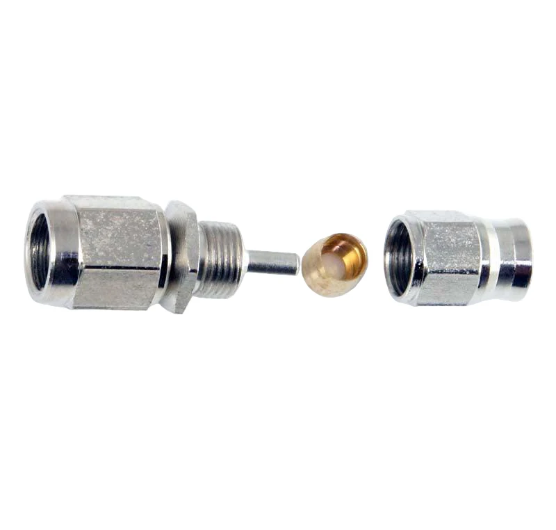 Straight Swivel Female Concave Seat 3/8" UNF - Image 2