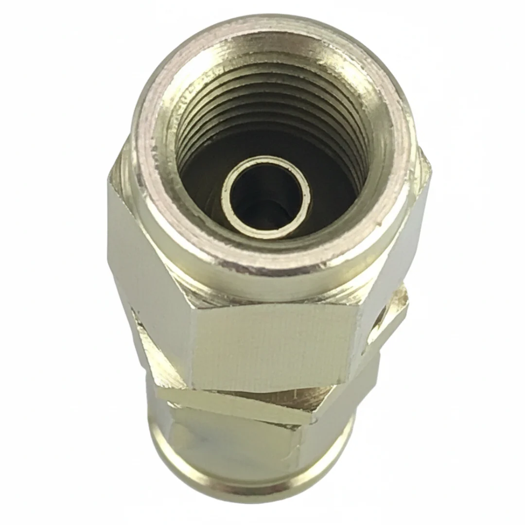 Straight Swivel Female Convex Seat 3/8" UNF - Image 3