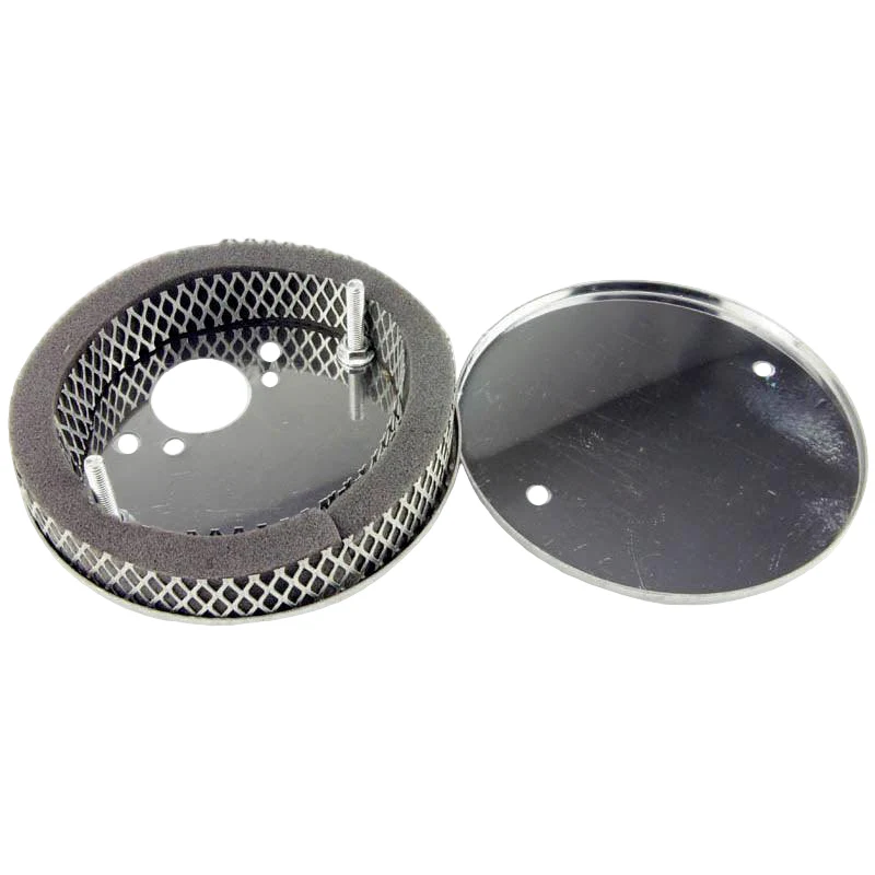 S.U. Chrome Pancake Air Filter for 1 1/4" Carb. - Image 3