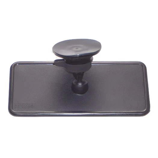 Black Suction Mount Plastic Interior Mirror 155mm - Image 3