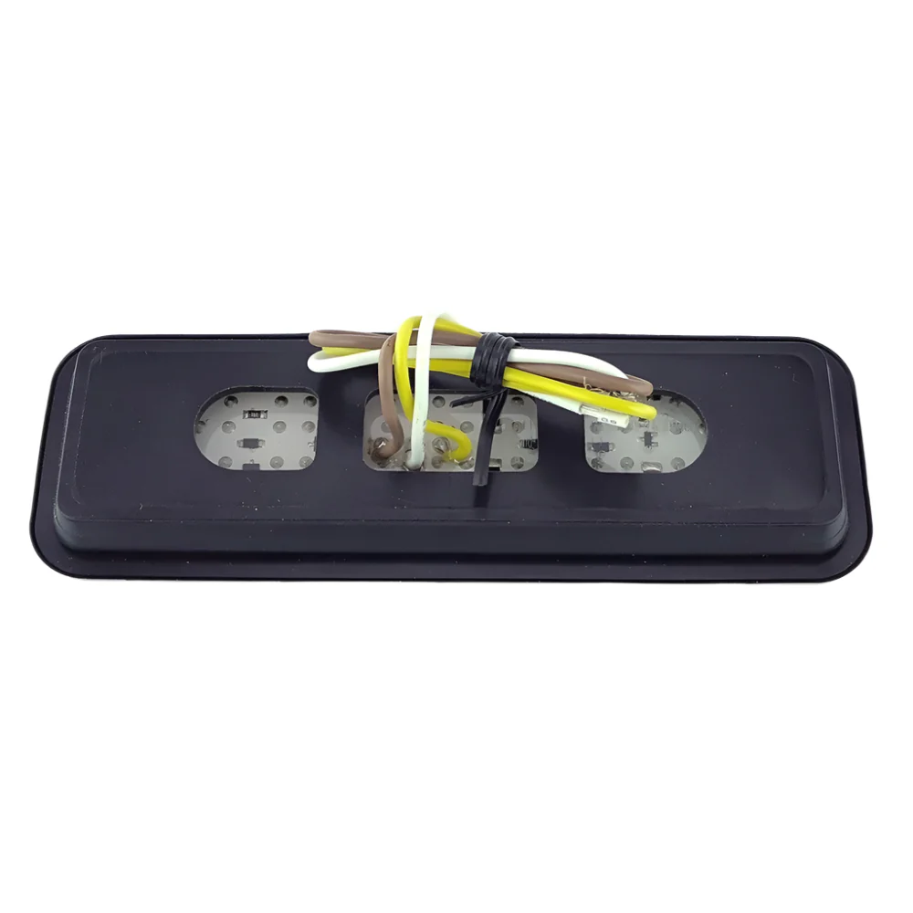 Surface Mount LED Compact Rectangular Front Markerl/Indicator 133mm With Rubber Surround - Image 2