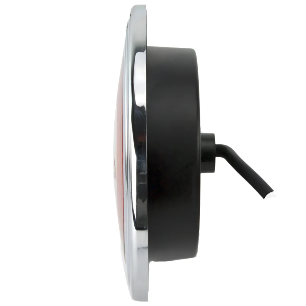 Flush Mount LED Stop Tail Indicator Rear Light with Chrome Bezel - Image 3