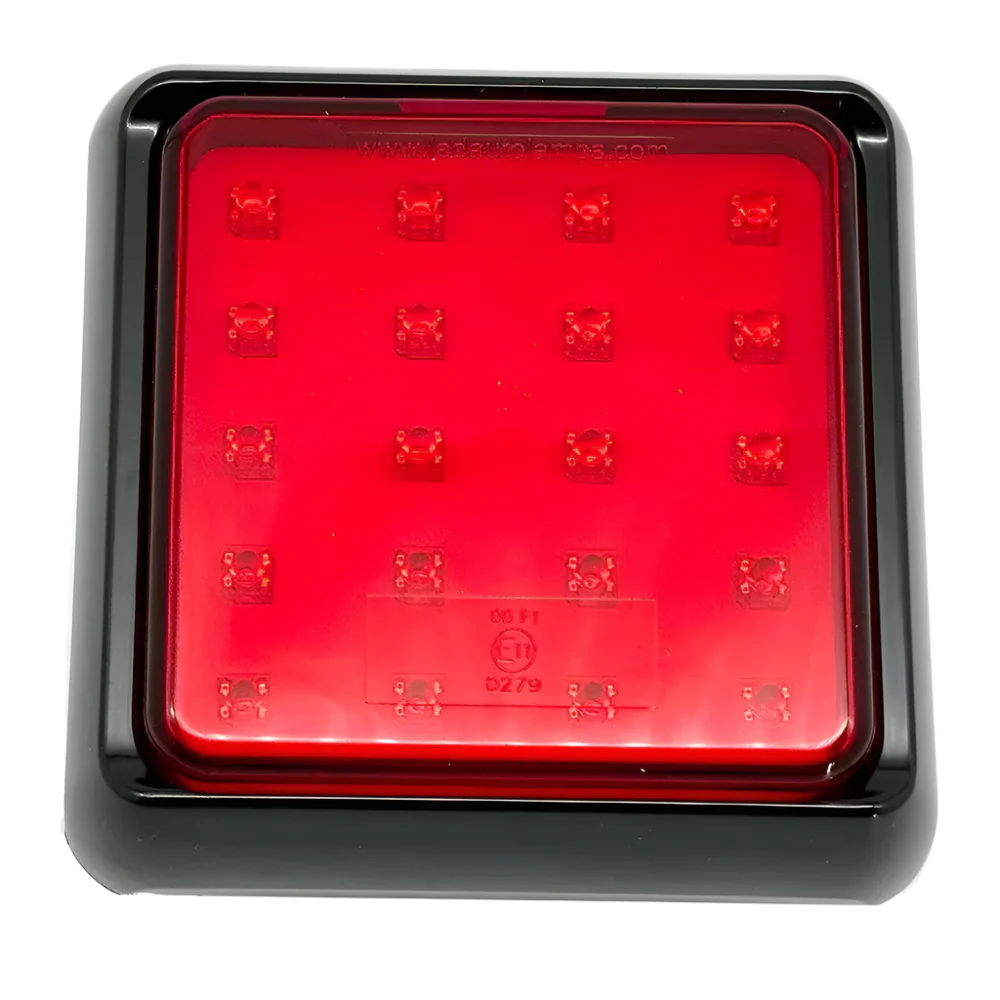 Surface Mount Square LED Rear Fog Light 120mm x 120mm