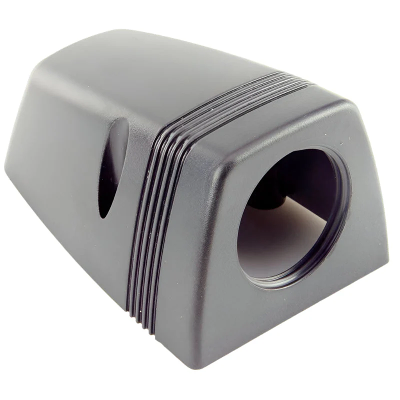Surface Mounting Shroud for 28mm Power Socket Black