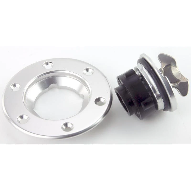 79mm Tank Mounting Non-Locking Aero Fuel Cap Assembly Satin - Image 2