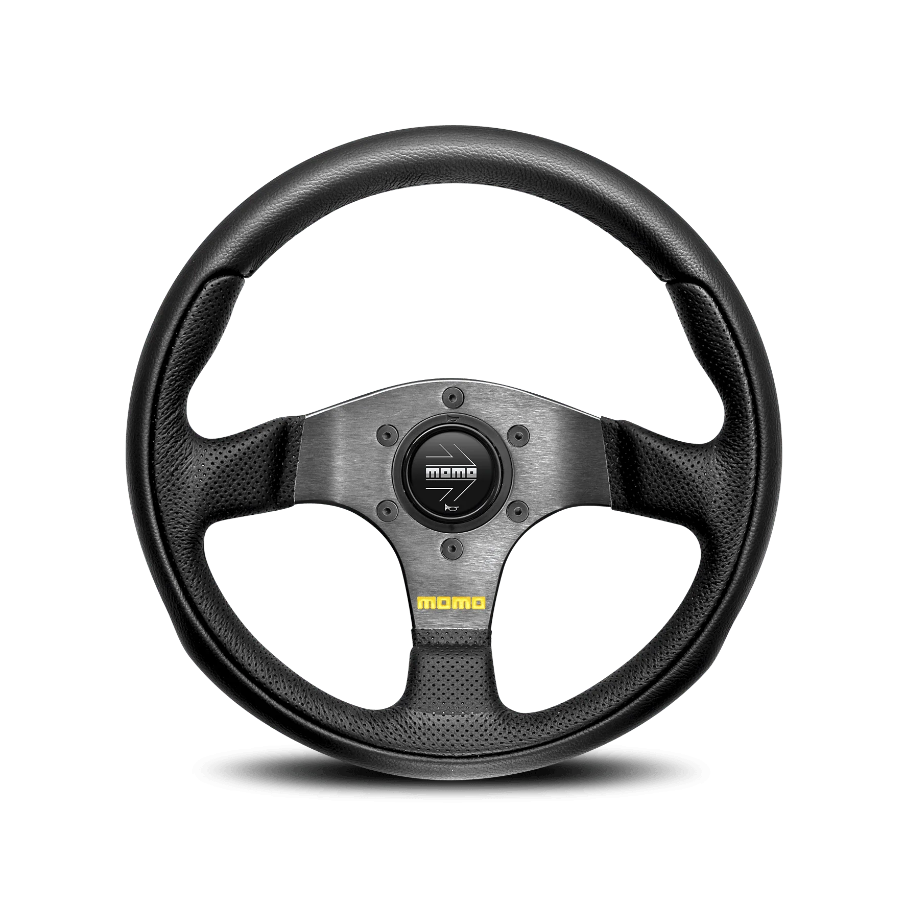 MOMO Team 300mm Leather Steering Wheel