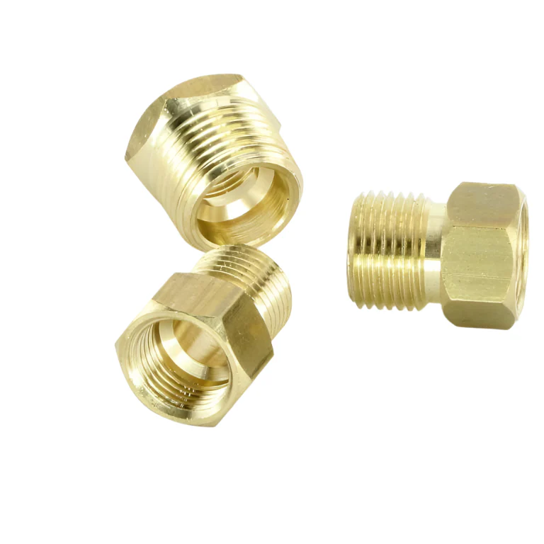 3-PIECE BRASS ADAPTOR SET 5/8" UNF FEMALE - Image 2