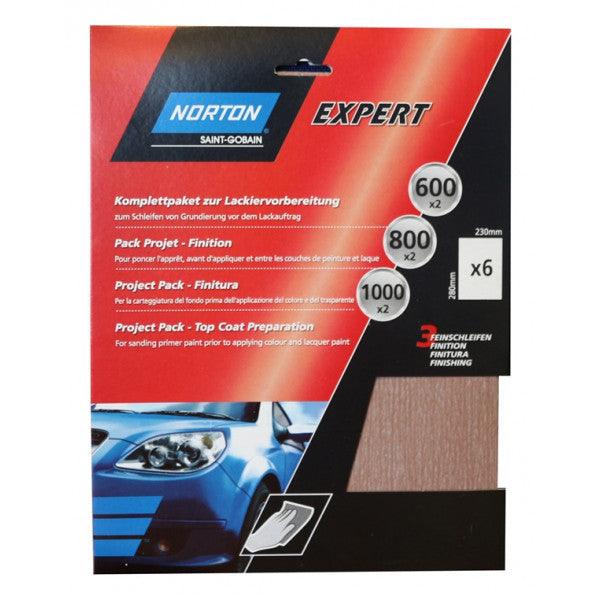 Topcoat Preparation Project Pack - 6 Sanding Sheets