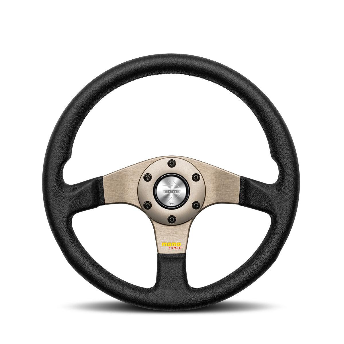 MOMO Tuner 320mm Leather Steering Wheel