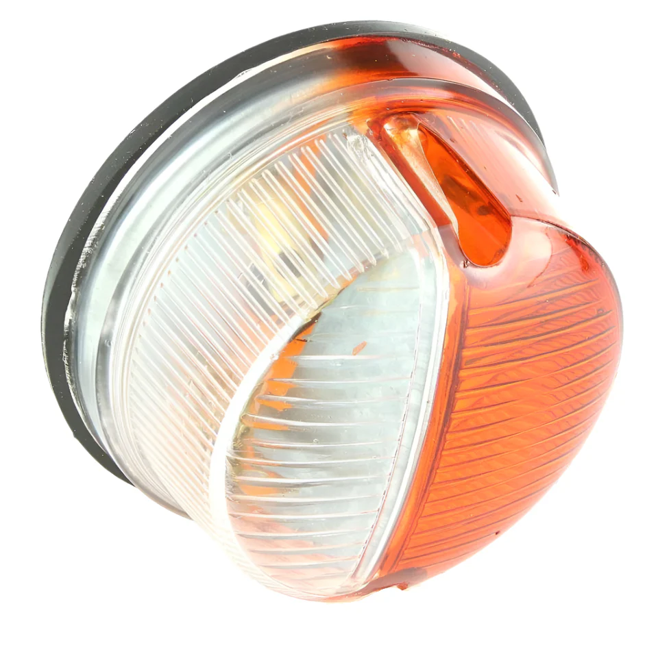 Twin Lamps Amber/Clear 80mm Pair - Image 2