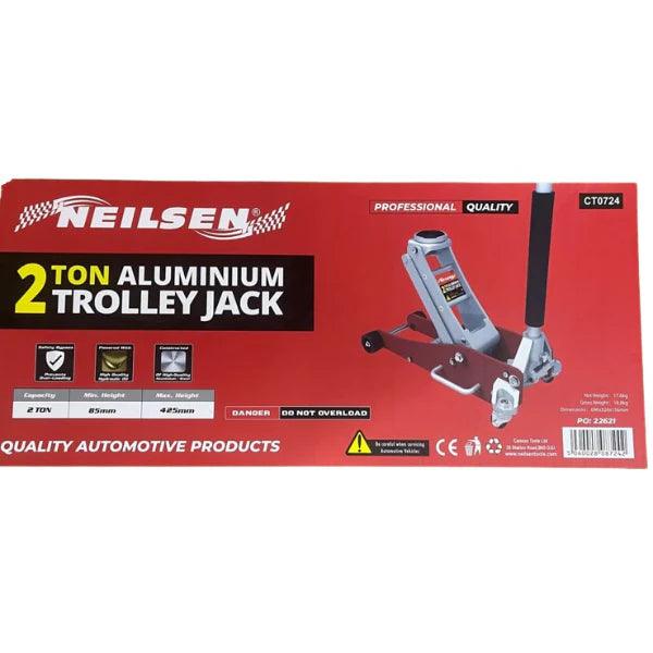 Two Ton Aluminium Trolley Jack - Image 4