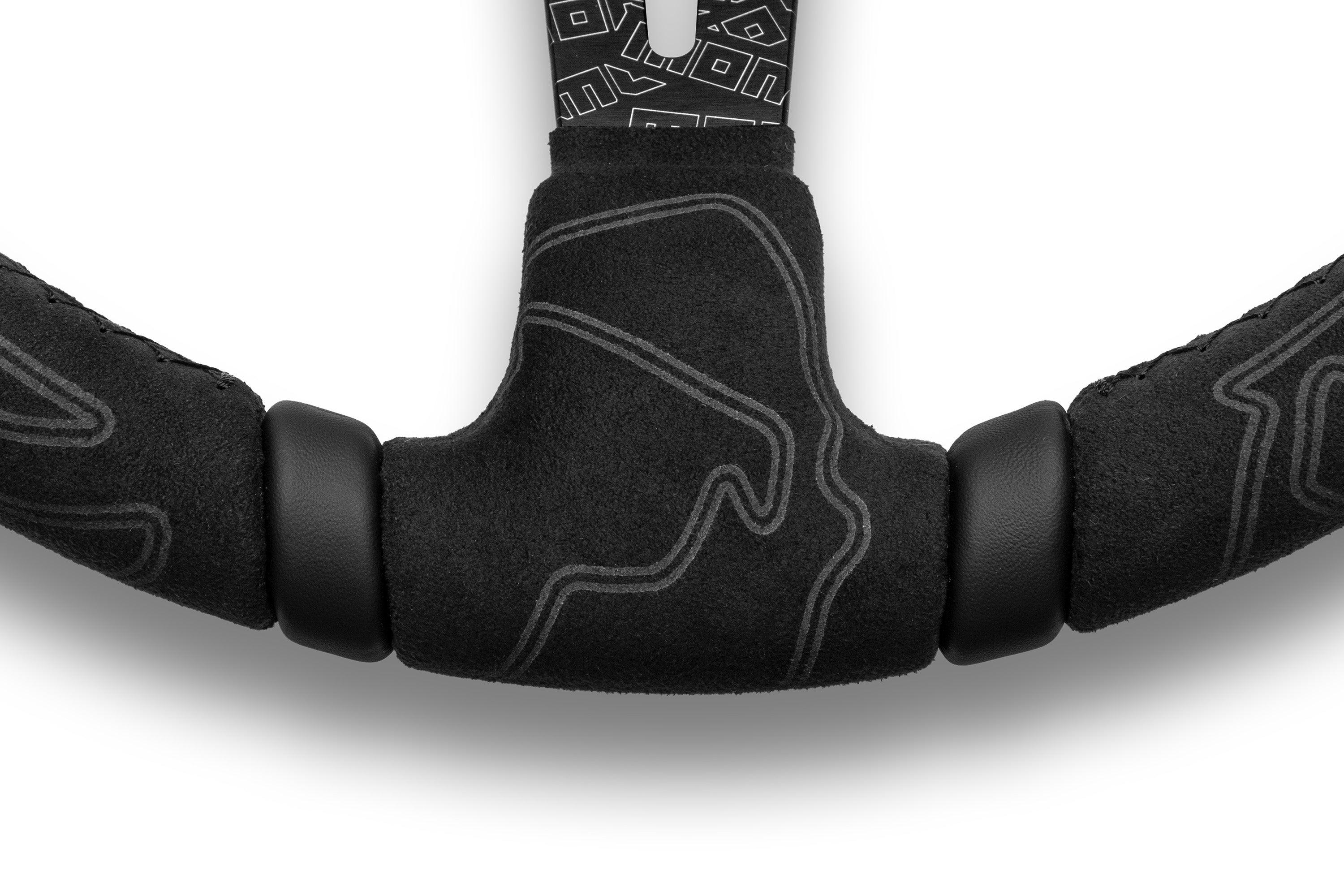 MOMO Ultra Black Edition Alcantara Steering Wheel 350mm - Image 2