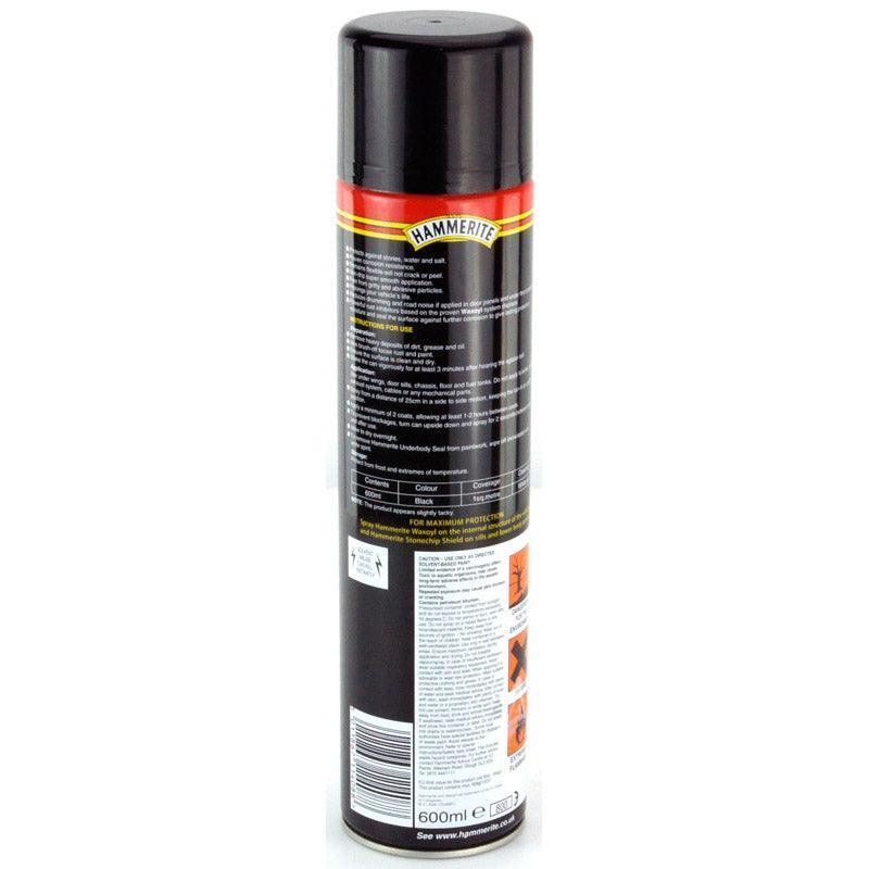 Hammerite Waxoyl Underbody Seal Aerosol Black 600ml - Image 2