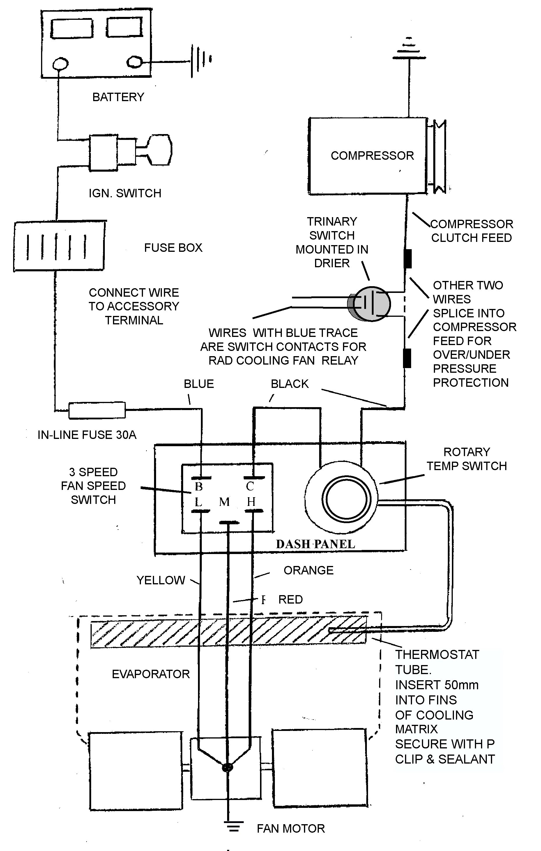 Universal Air Conditioning & Heater Kit 400mm - Image 8
