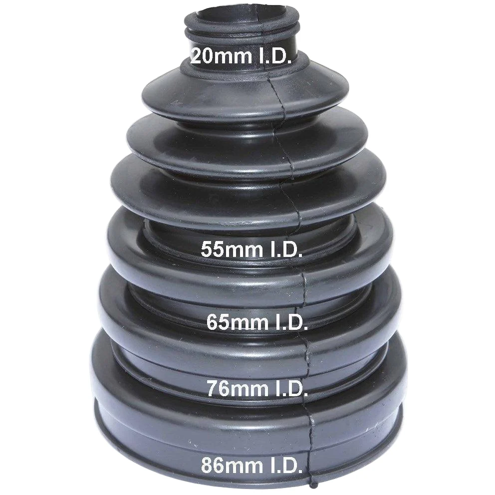 Universal Stretch-Over Cv Joint Boot 15mm To 92mm Black - Image 2