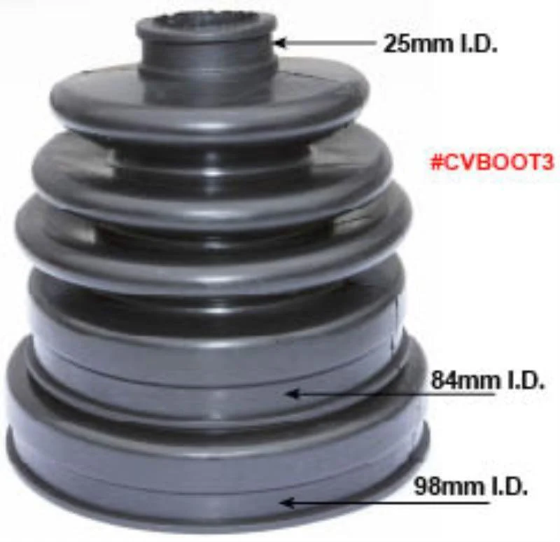 Universal Stretch-Over Cv Joint Boot 25mm To 98mm Black - Image 2