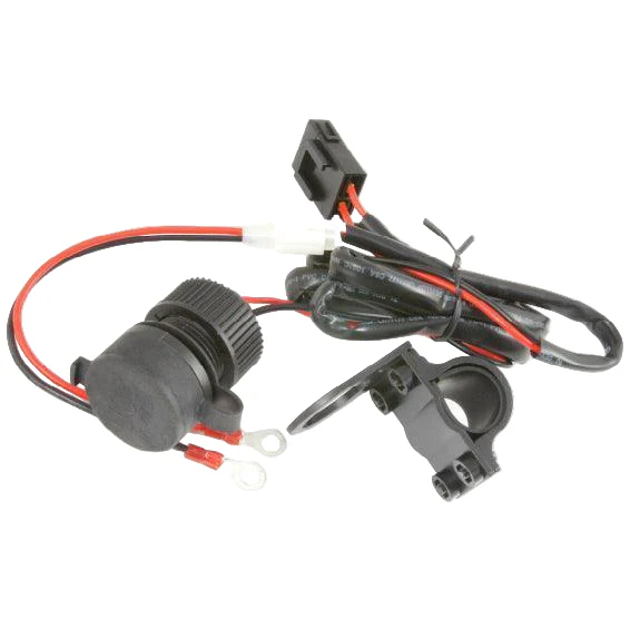 USB Charger Socket with Cover Black - Image 2