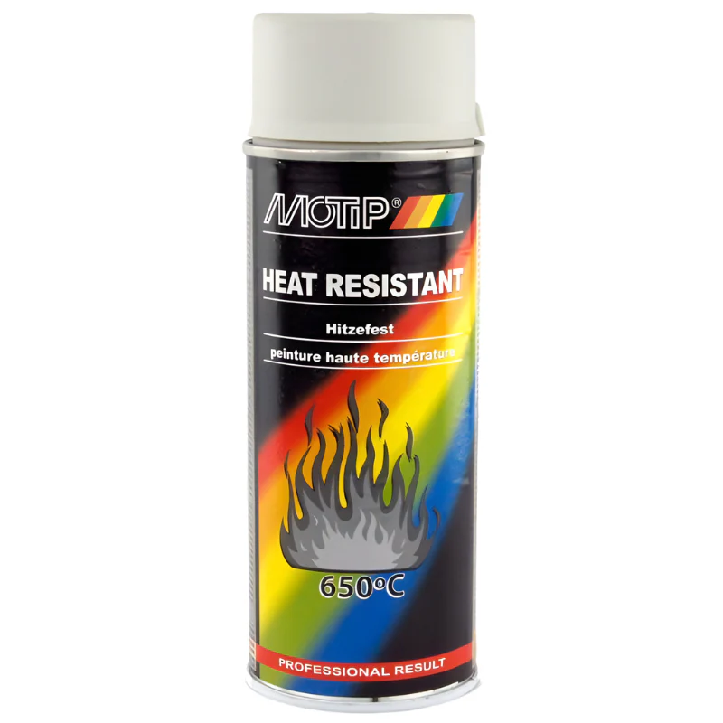 Value Heat Resistant Paint Aerosol (3 COLOURS)