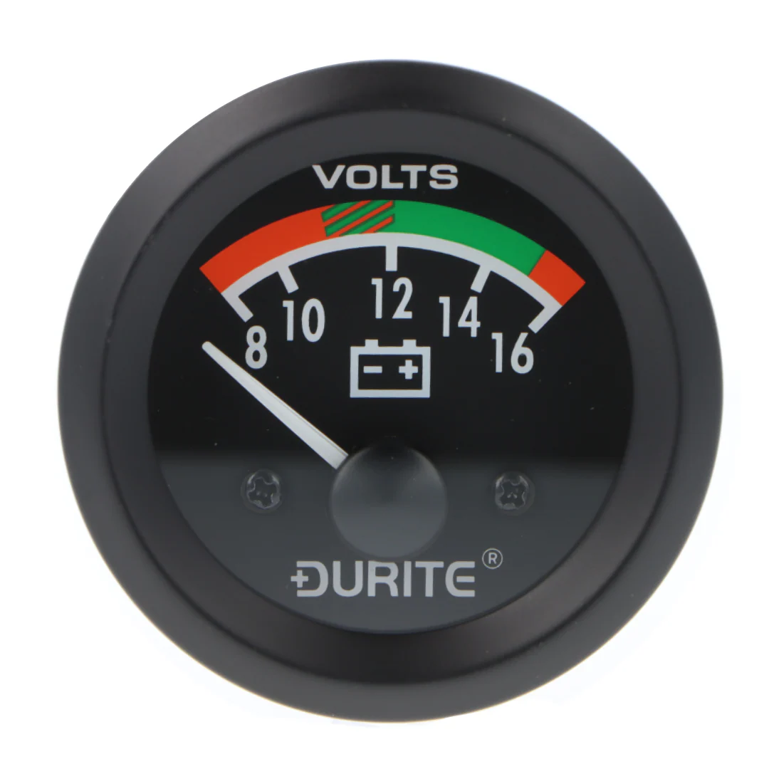Voltmeter Gauge 57mm Black