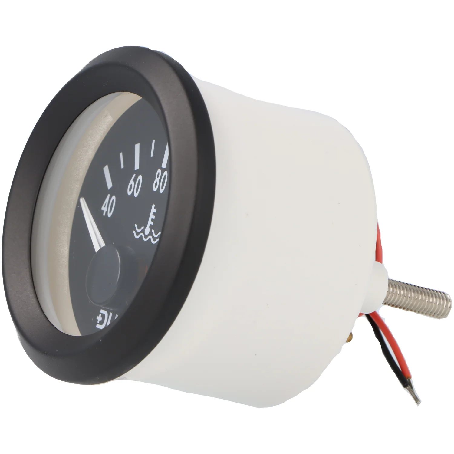Water Temperature Gauge 57mm Black - Image 2