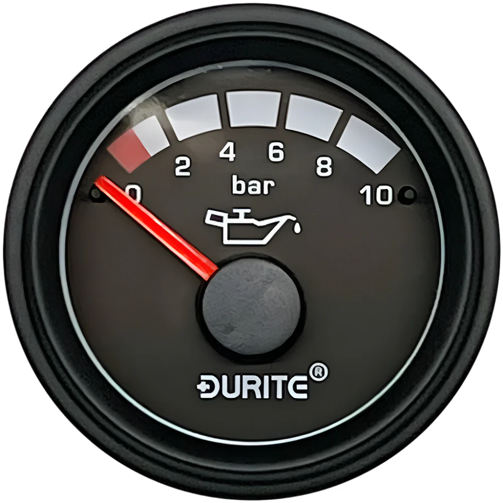 Waterproof Pressure Gauge 62mm Black