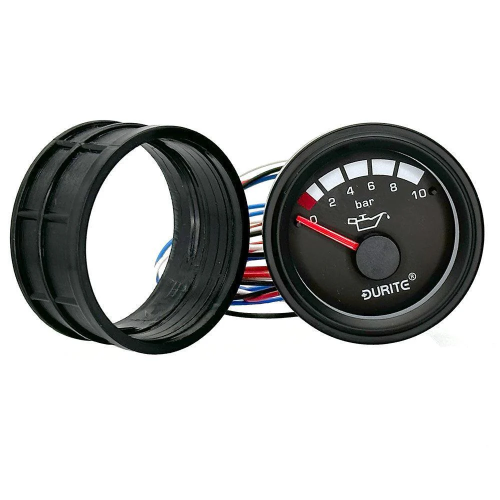 Waterproof Pressure Gauge 62mm Black - Image 2