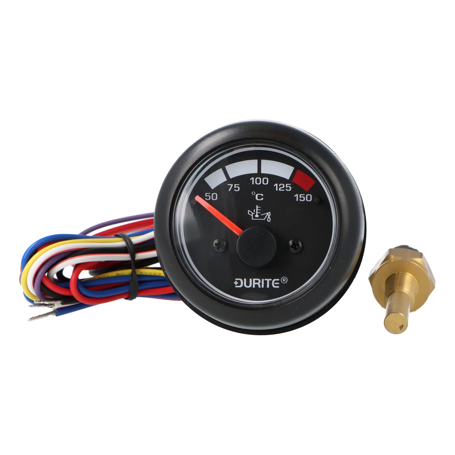 Waterproof Oil Temperature Gauge 62mm Black - Image 2