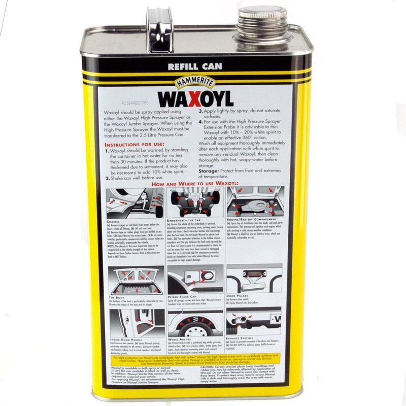Hammerite Waxoyl Rustproofer 5 Litre Black - Image 3