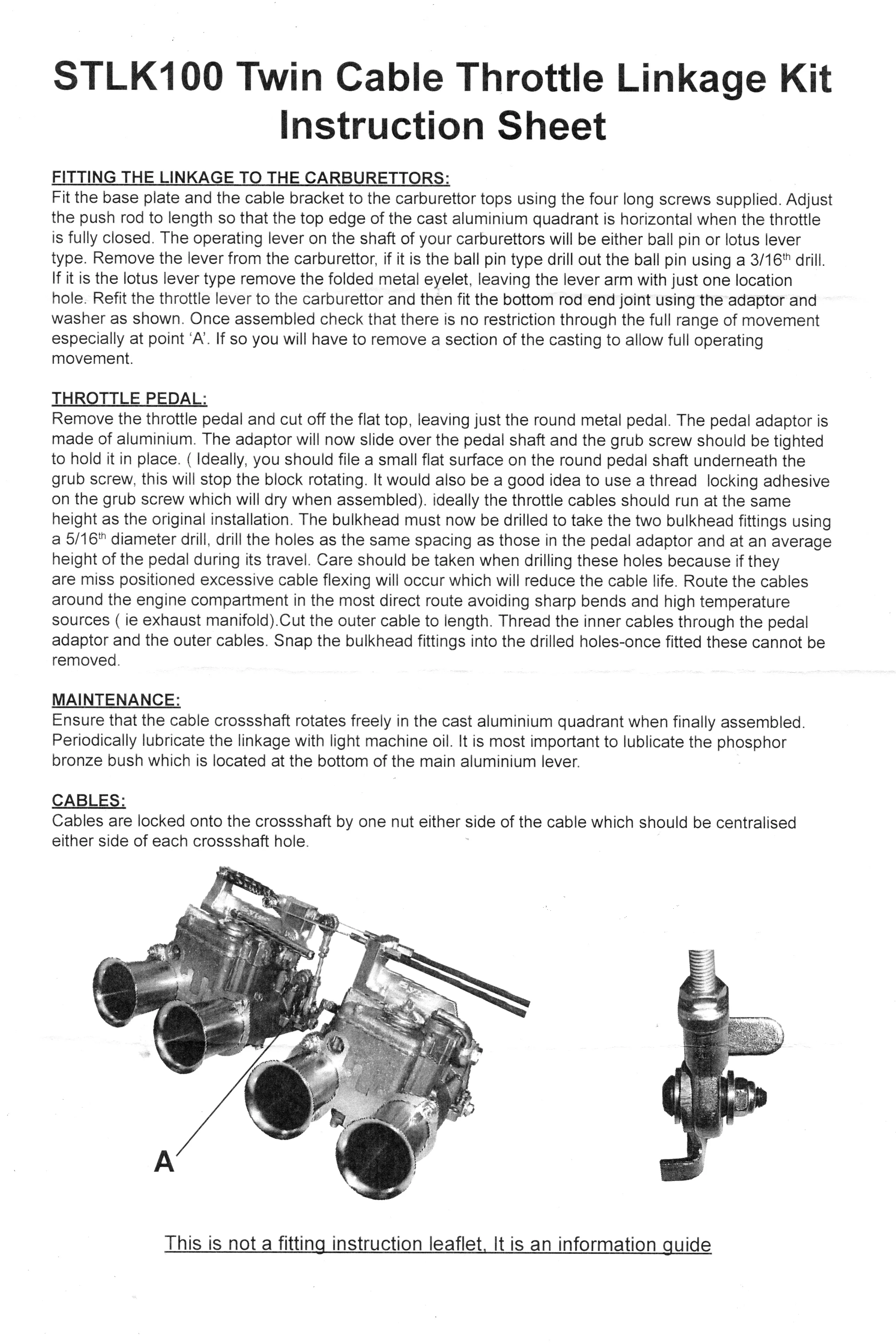 Weber DCOE Throttle Linkage Kit - Image 7