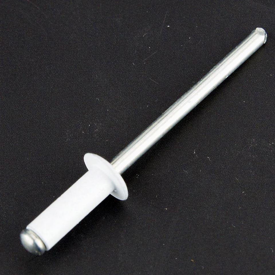 White 5mm Dome Head Rivets Pack Of 50 - Image 2