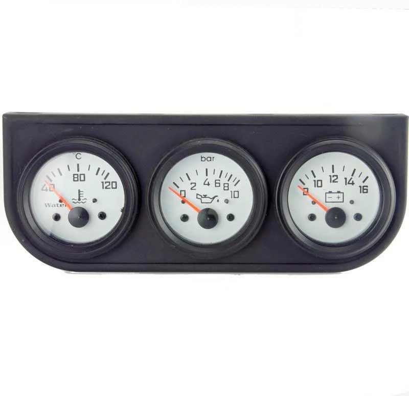 White Faced TRIO 58mm Gauge Set