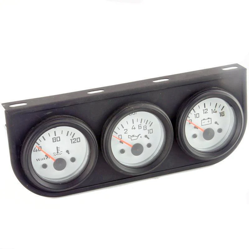 White Faced TRIO 58mm Gauge Set - Image 8