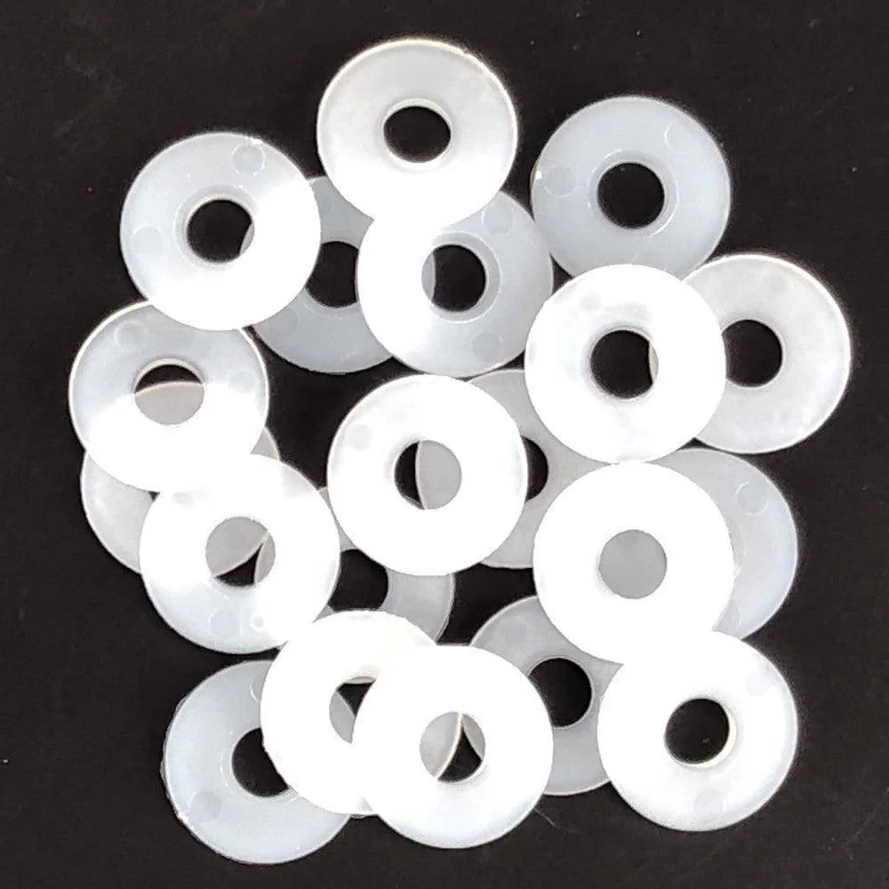 White Nylon Washers Pack Of 20 - Various Sizes - Image 2