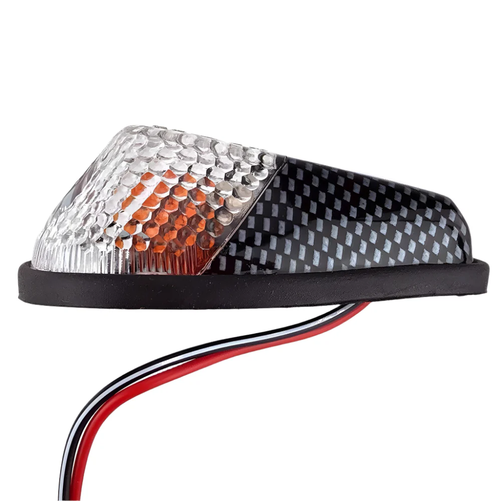 Wing Mount Indicators Carbon/Clear Lens 92mm - Image 2