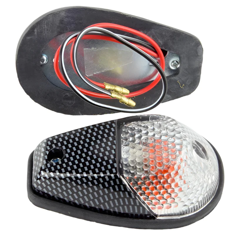 Wing Mount Indicators Carbon/Clear Lens 92mm - Image 3