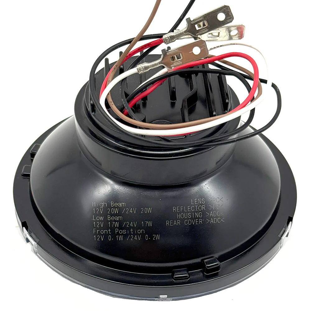 WIPAC LED PAIR Replacement 5 3/4" Headlamp Main, Dip and Side 12v - 24v - Image 3