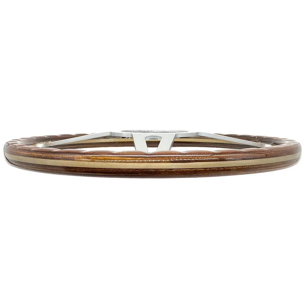 Wood Rim Steering Wheel. 101mm PCD 4 Diameters - Image 5