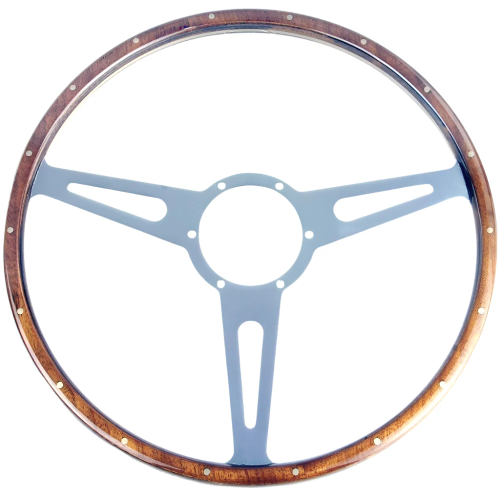 Wood Rim Steering Wheel. 101mm PCD 4 Diameters - Image 6