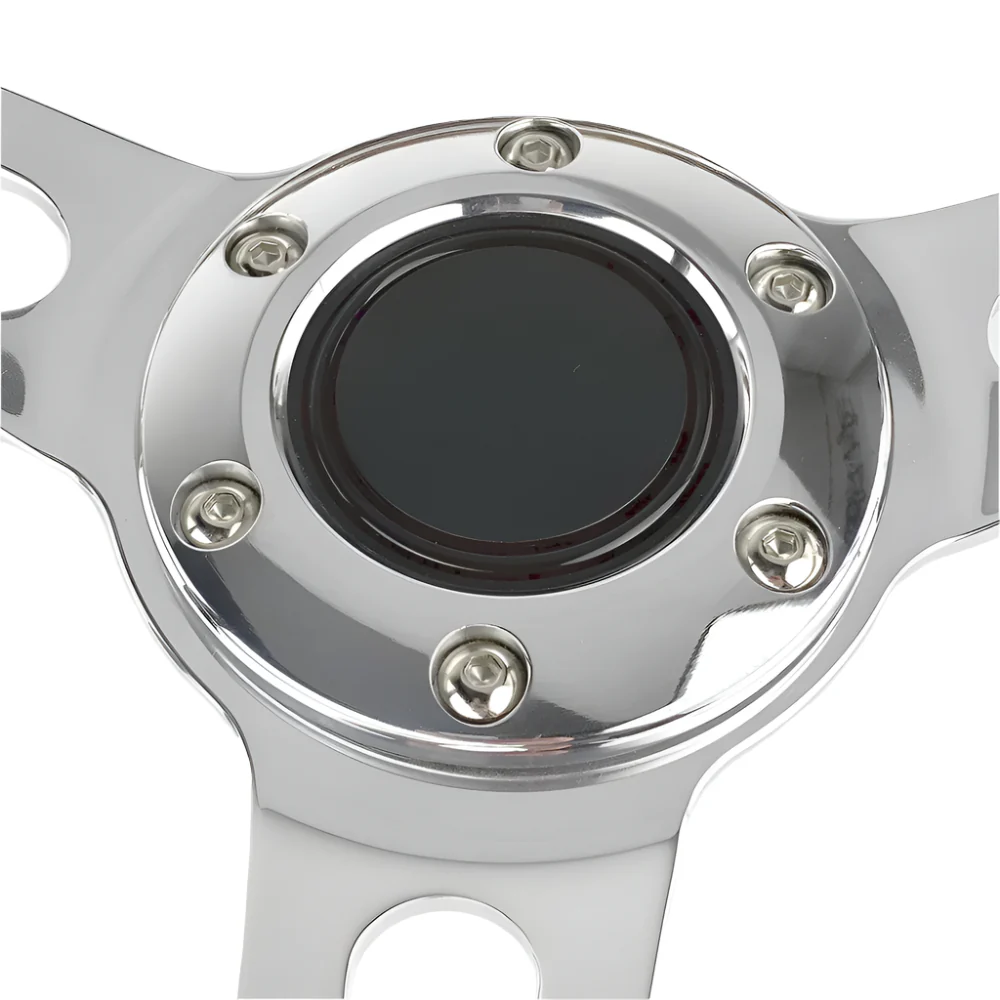 Wood Rim Steering Wheel 70mm PCD.  3 Diameters.  2 Colours - Image 8