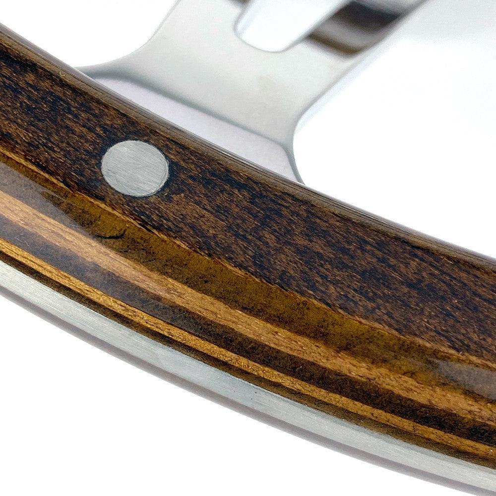 Wood Rim Steering Wheel 70mm PCD.  3 Diameters.  2 Colours - Image 9