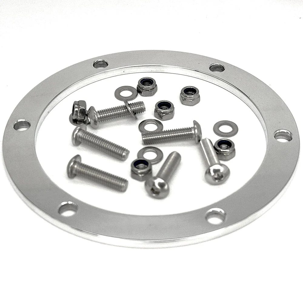 Wood Rim Steering Wheel. Flat aluminium pressing with holed spokes - Image 4